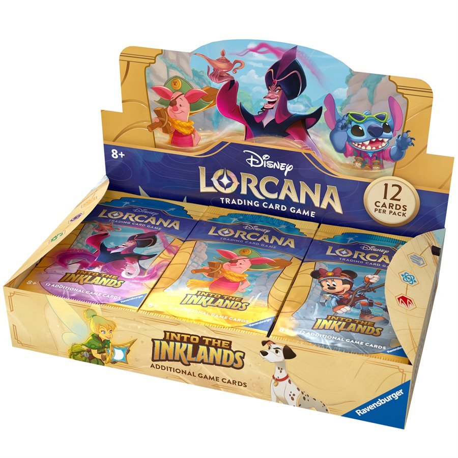 Disney Lorcana: Into the Inklands - Booster Display - WiredVillage Games - Ravensburger